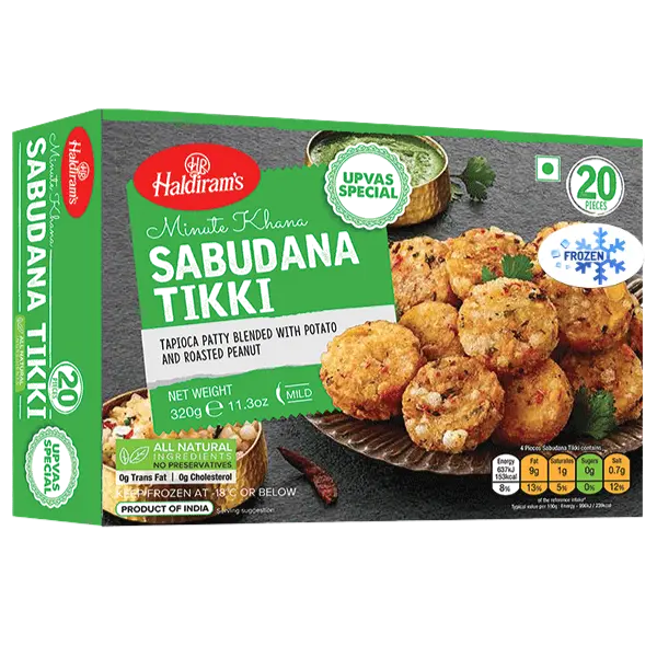 Sabudana Tikki (20 pcs) Frozen - 320 g