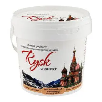 Salakis Rysk Naturell Yoghurt 17% - Russian Yogurt 500gr