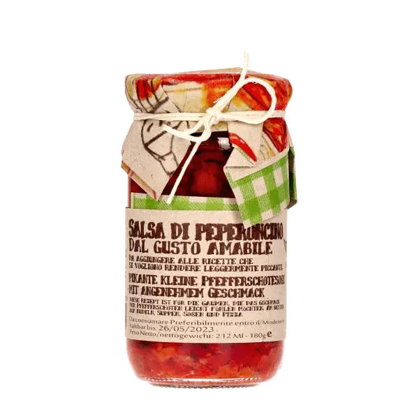 Salsa Peperoncino dal Gusto amabile
