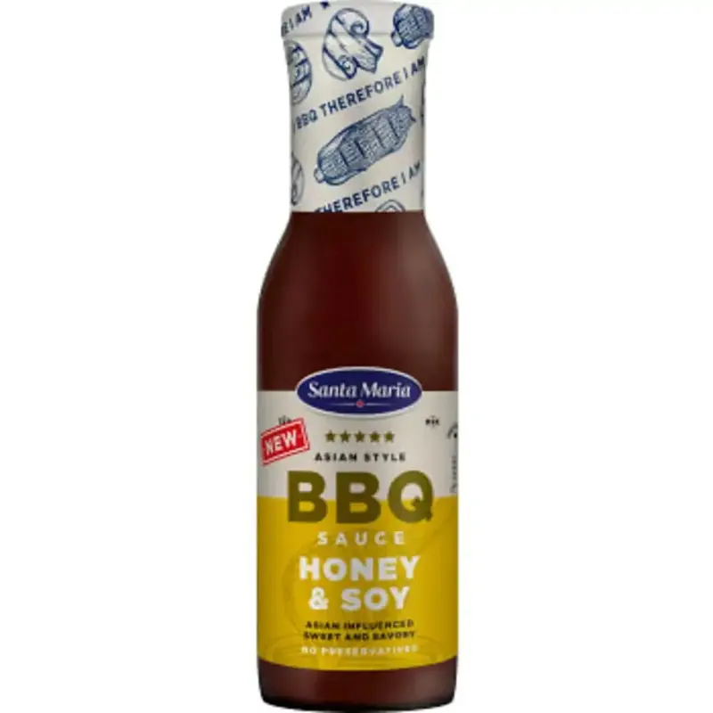 Santa Maria BBQ Sås Honung Soja - BBQ Sauce Honey Soy - 350g