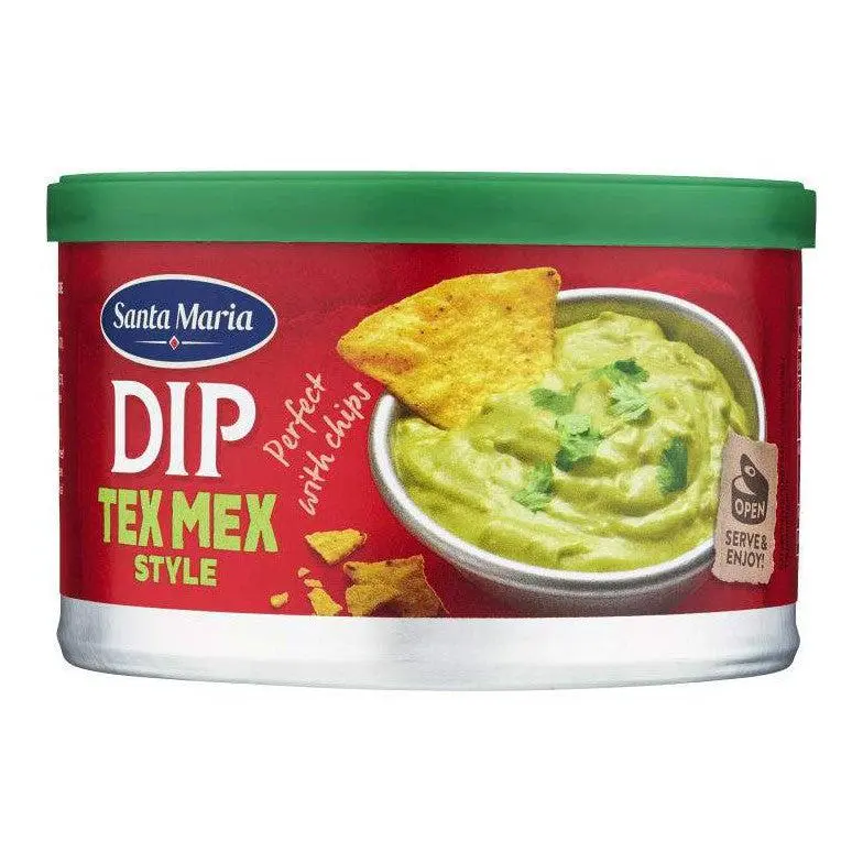 Santa Maria Dip Tex Mex Style Guacamole - Guacamole 250 gr