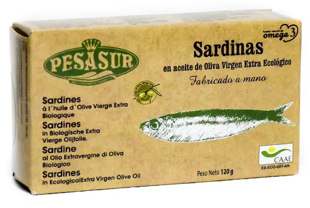 Sardinen in Bio EVOO 3-4 St., 120 gr.