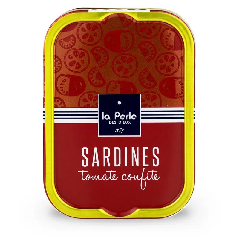 Sardines à la tomate confite