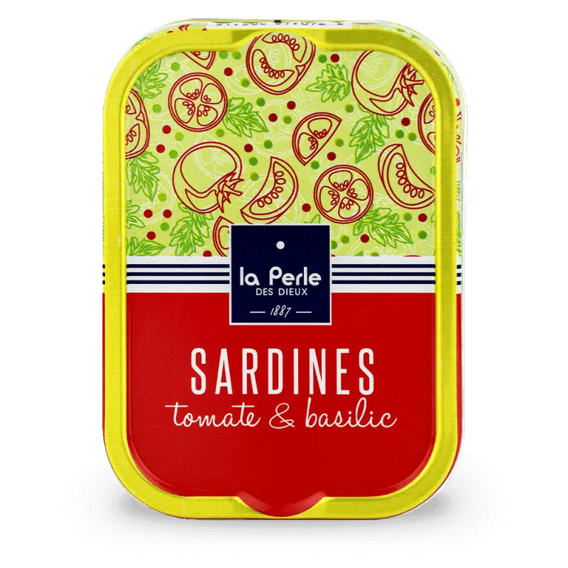 Sardines à la tomate et au basilic