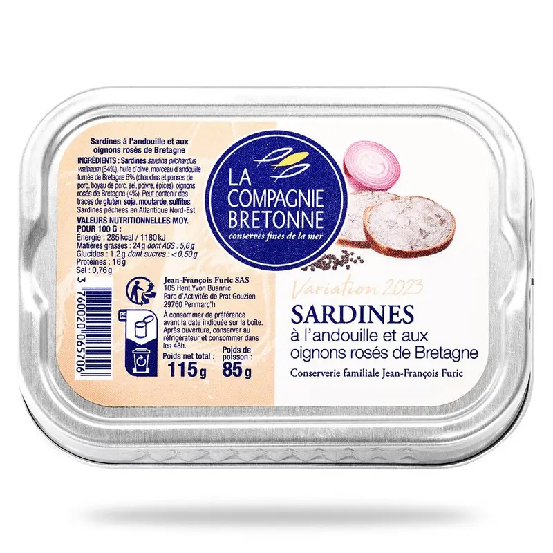 Sardines à l'Andouille et aux Oignons