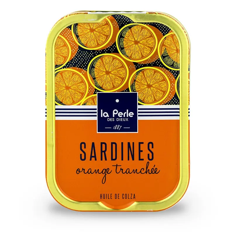 Sardines à l'huile de colza et à l'orange