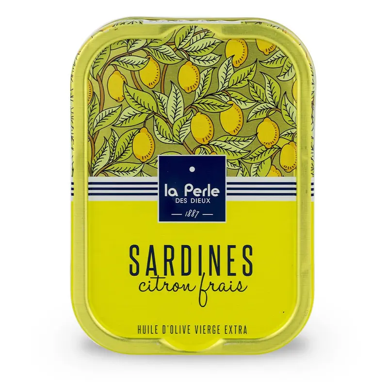 Sardines à l'huile d'olive et au citron frais
