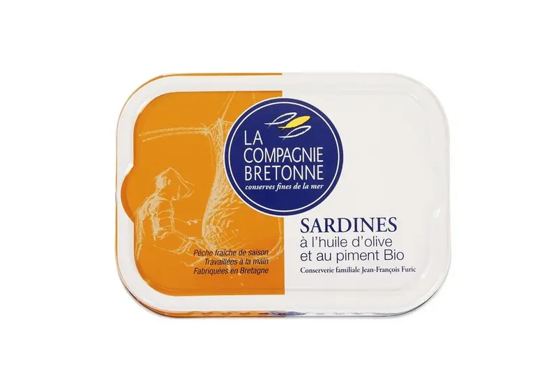 Sardines à l’huile d’olive et piment bio