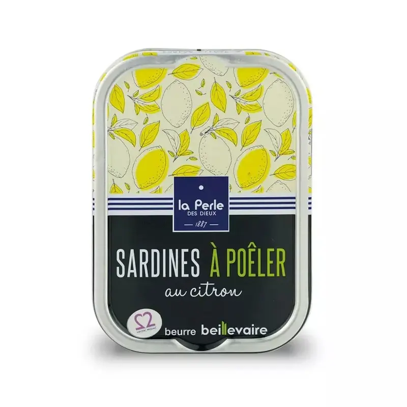 Sardines à poêler au beurre de baratte et citron