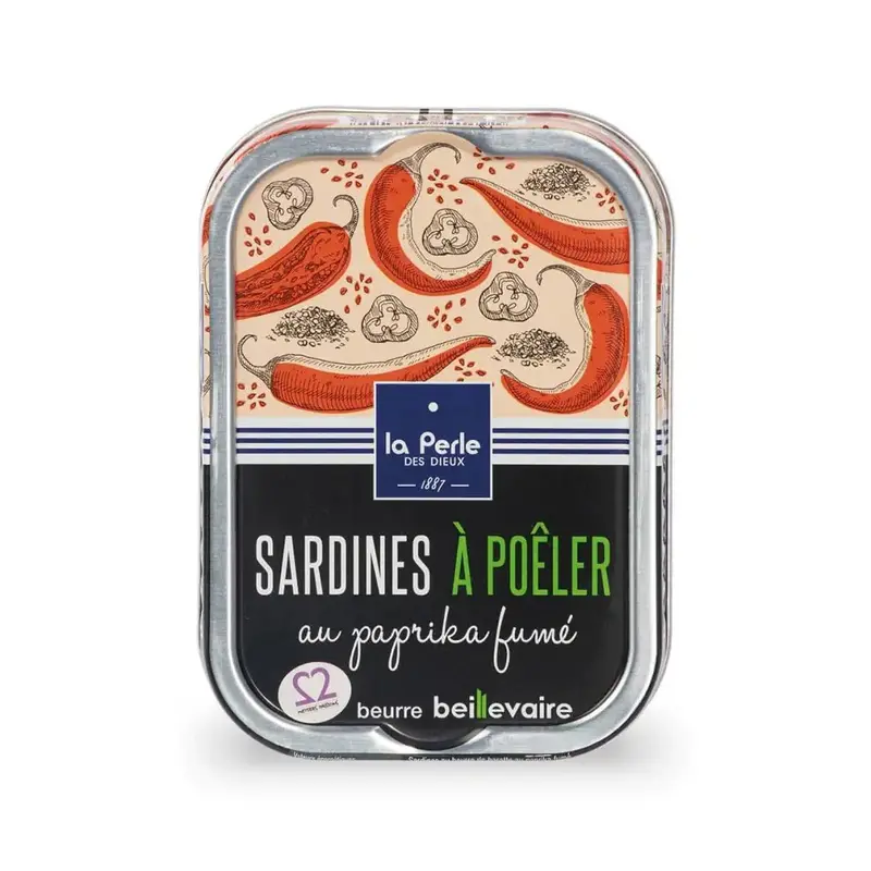 Sardines à poêler au beurre de baratte et paprika fumé
