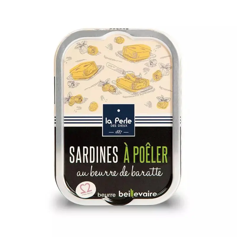 Sardines à poêler au beurre de baratte