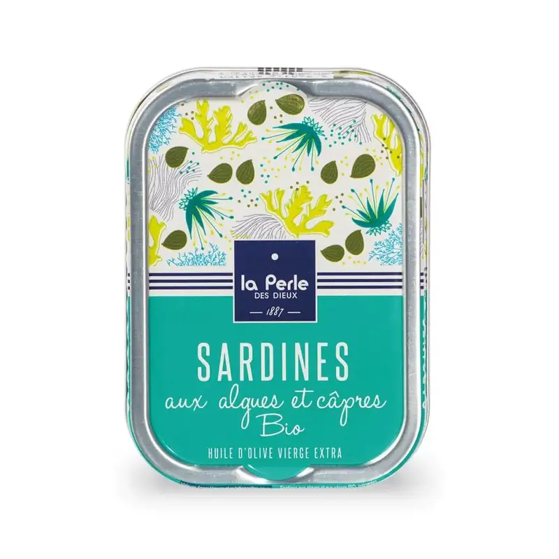 Sardines aux algues et câpres bio