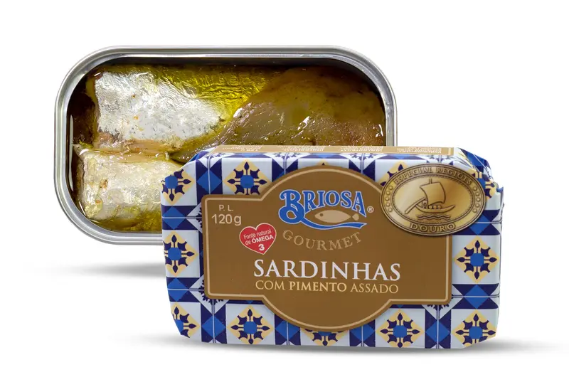 Sardines avec poivrons grillés
