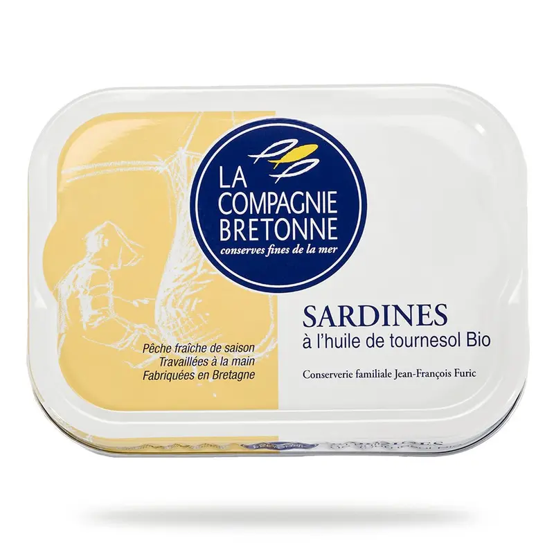 Sardines bretonnes à l’huile de tournesol bio