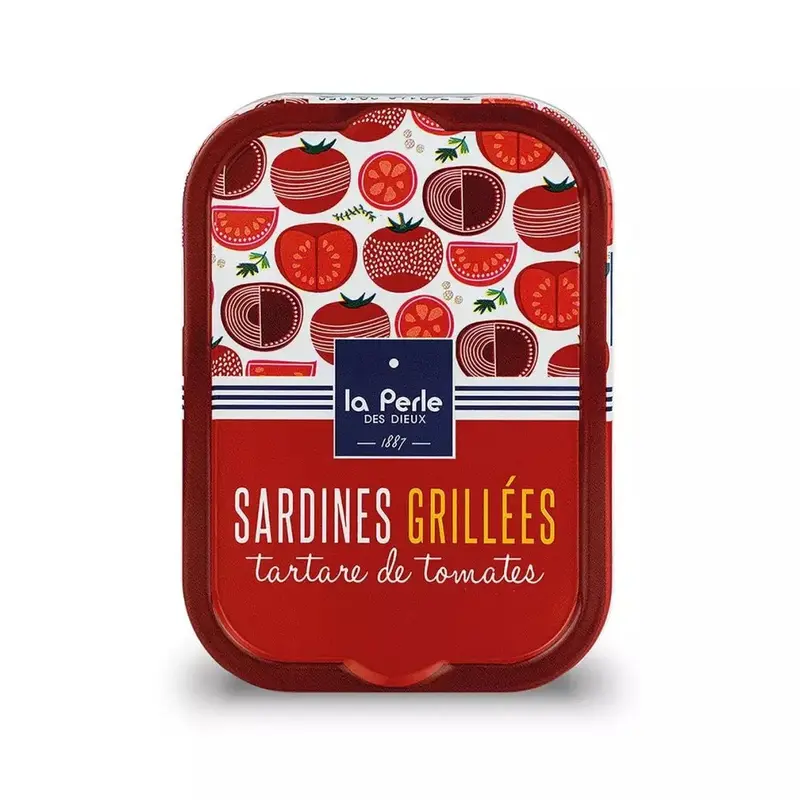 Sardines grillées au tartare de tomate
