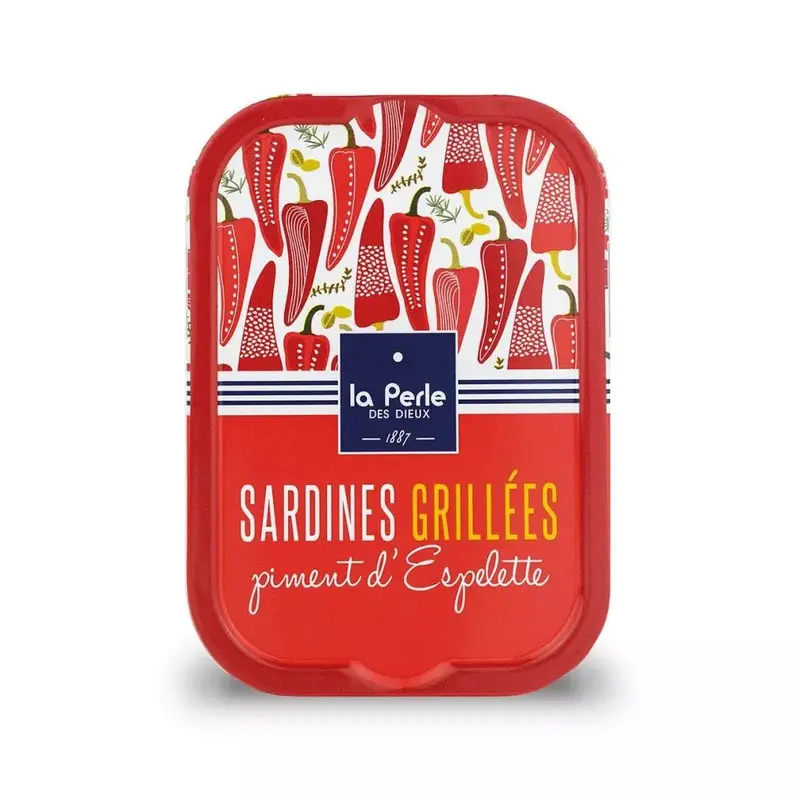 Sardines grillées et piment d'Espelette