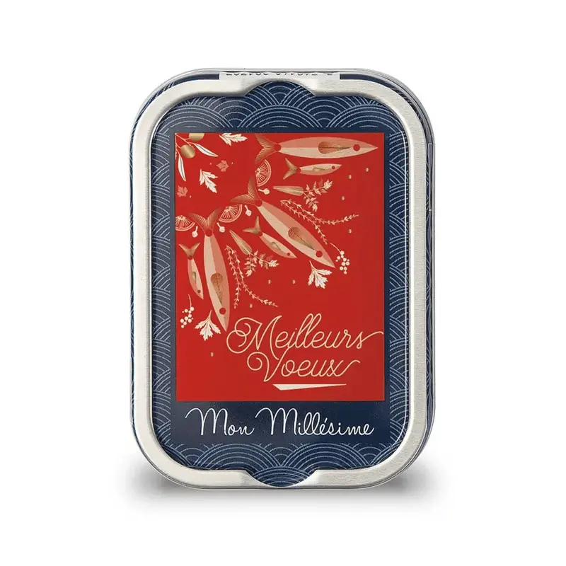 Sardines "Joyeuses fêtes"