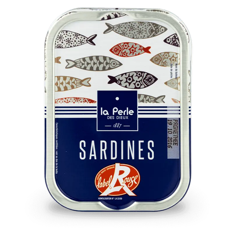 Sardines Label Rouge à l'huile d'olive
