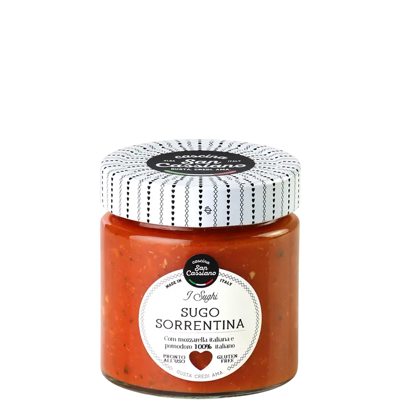 Sauce à la Sorrentina avec mozzarella