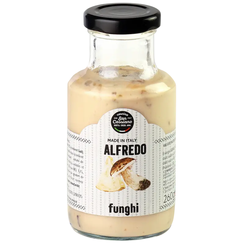 Sauce Alfredo avec Cèpes