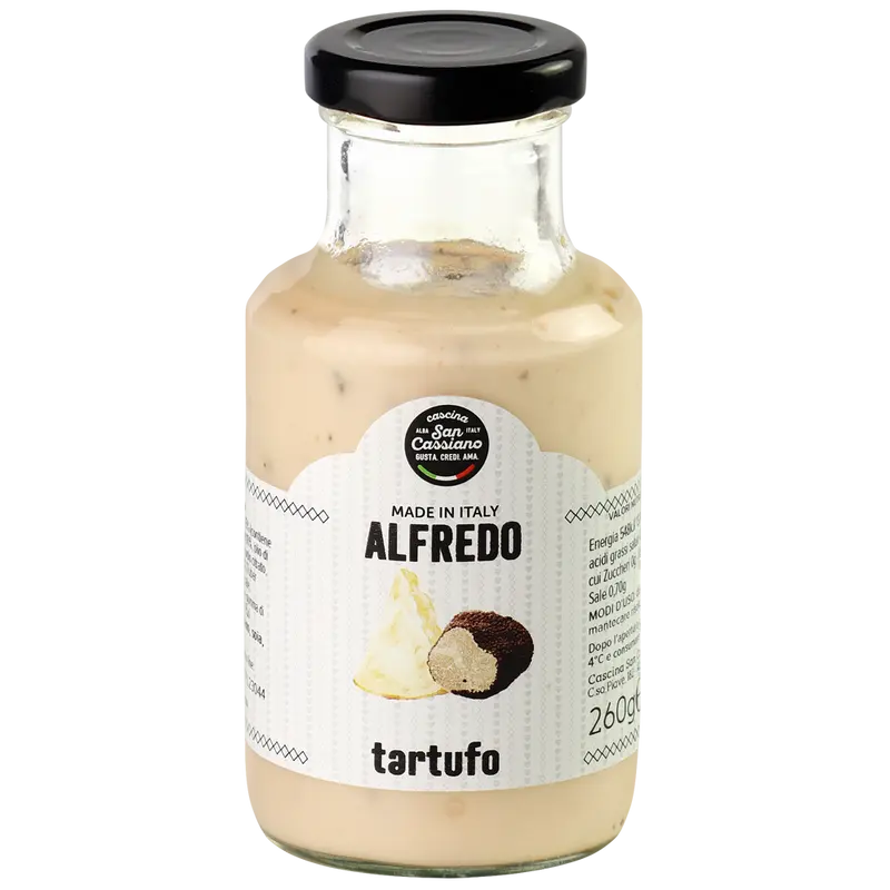 Sauce Alfredo avec truffe noire