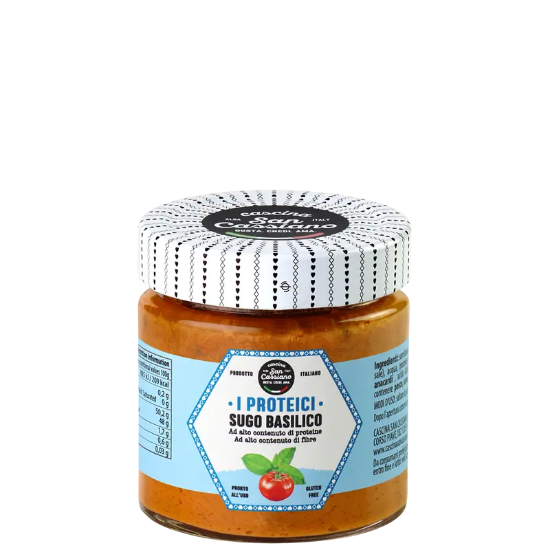 Sauce protéinée au basilic