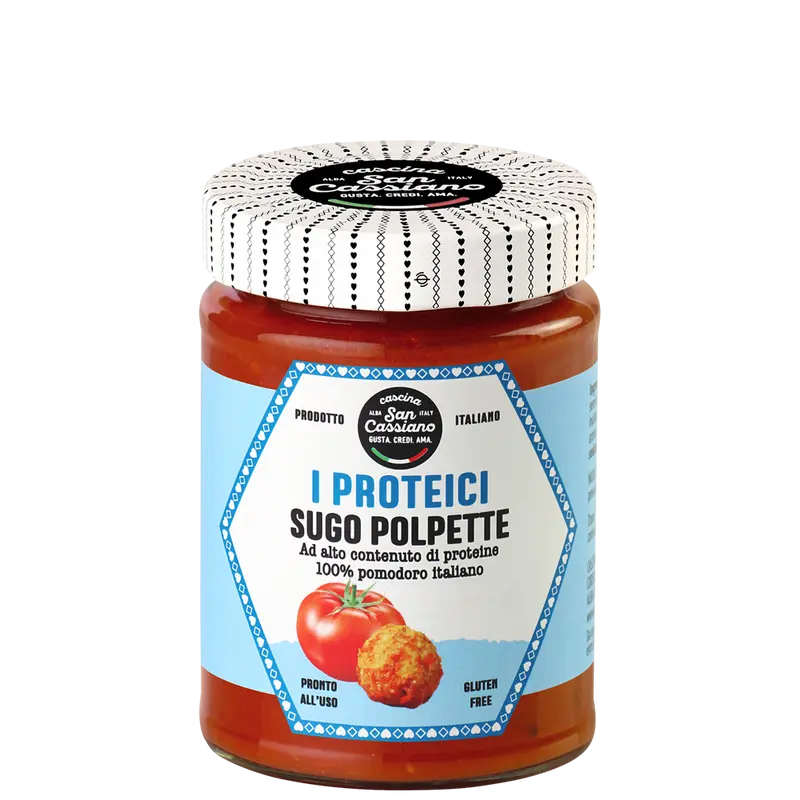 Sauce protéinée avec des boulettes de légumes