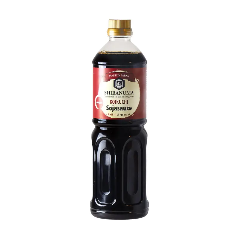 Sauce soja japonaise foncée (Koikuchi Shoyu) - SHIBANUMA - 1L