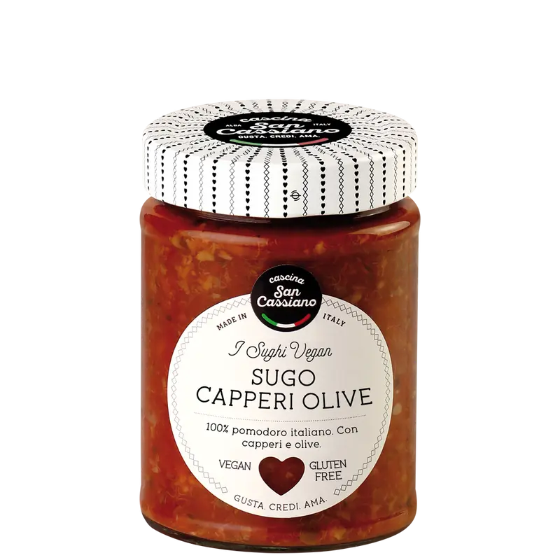 Sauce tomate avec câpres et olives
