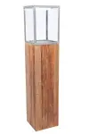Säule m. Windlicht Fichte/Tanne H140cm