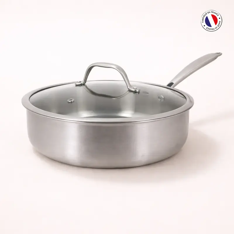Sauteuse en acier inoxydable 24cm