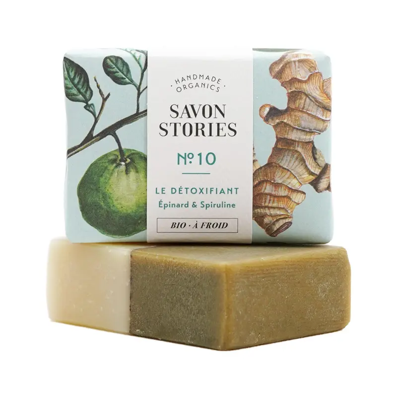 Savon N°10 Le Détoxifiant Épinard Spiruline