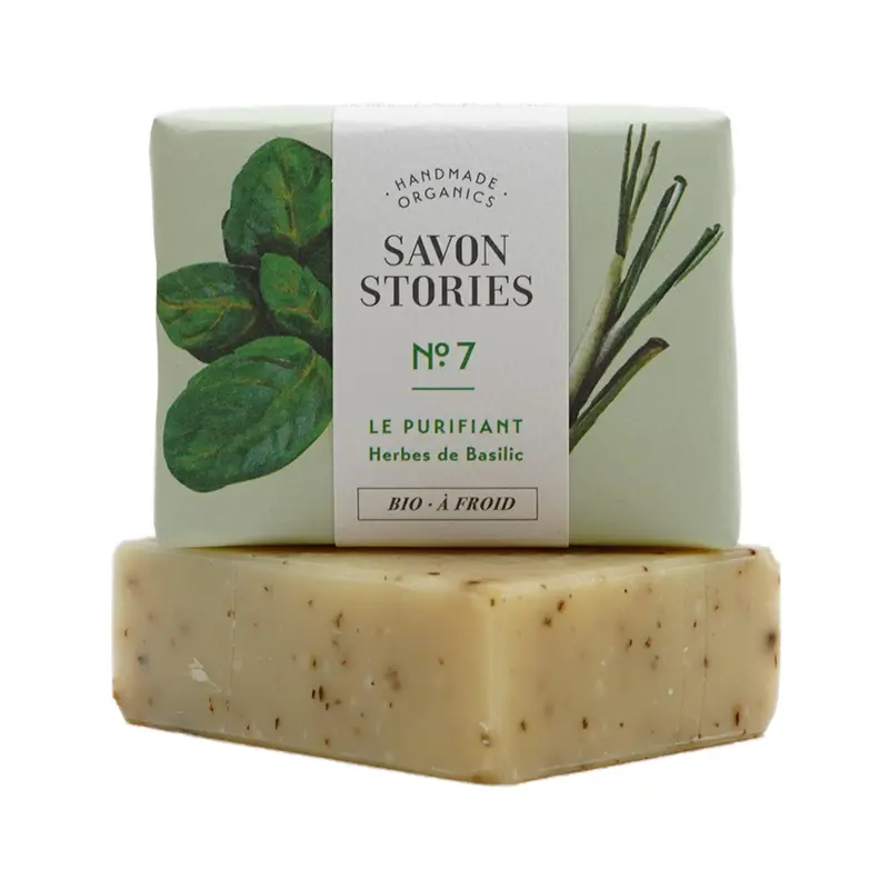 Savon N°7 Le Purifiant Herbes de Basilic