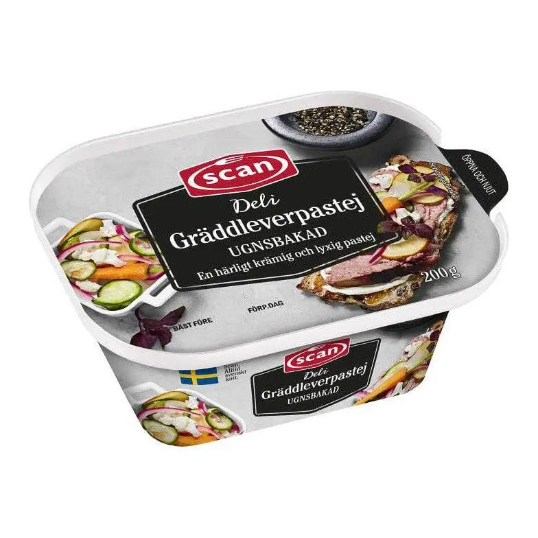 Scan Deli Gräddleverpastej - Creamy Liverpaté Spread 200 g