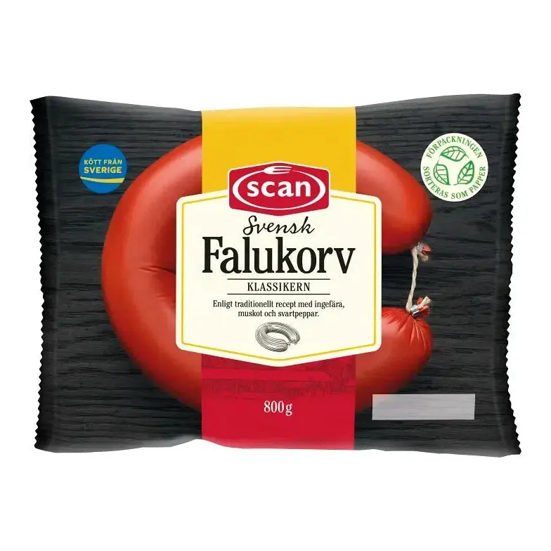 Scan Falukorv Klassikern - Classic Falu Sausage 800g