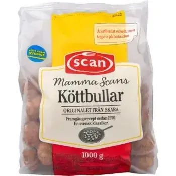 Scan Mamma Scans Köttbullar - Meatballs 1kg