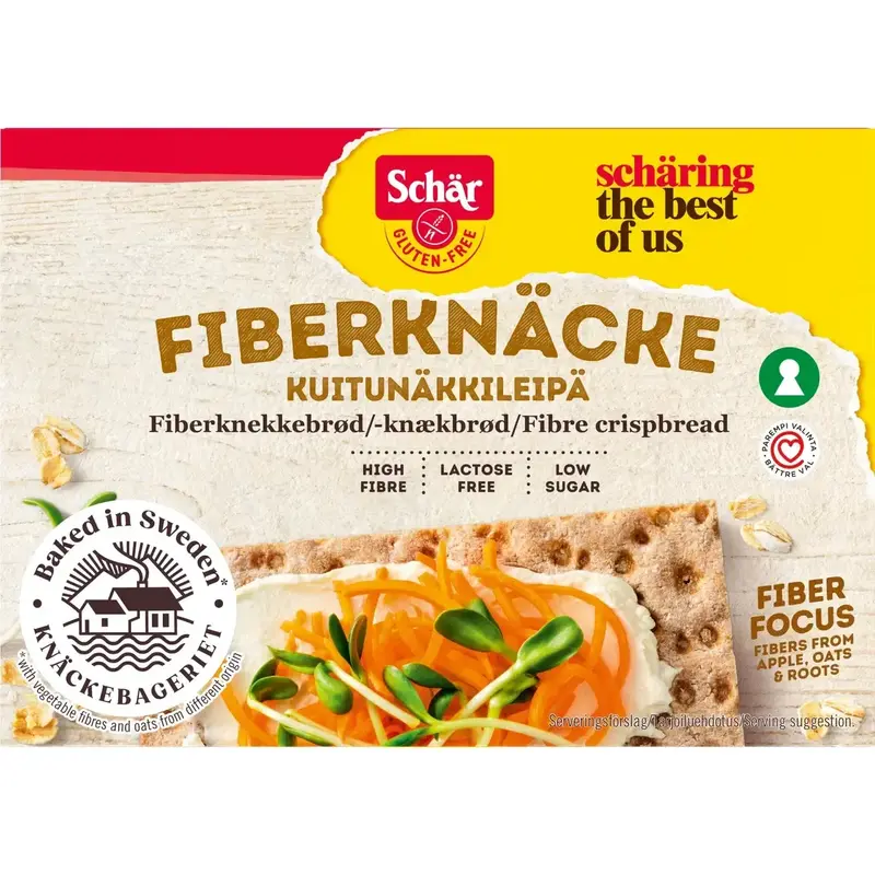 Schär Fiberknäcke Glutenfri - Gluten-free Crisp bread 135g
