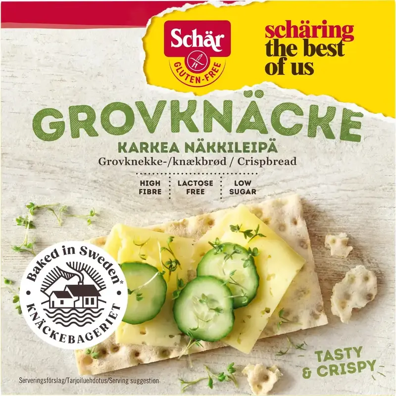 Schär Grovknäcke Glutenfri - Gluten Free Crisps - 215g