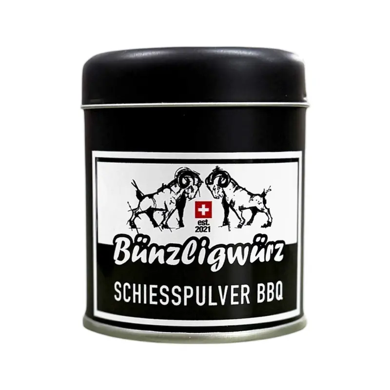 Schiesspulver BBQ-Rub mit vier Pfeffersorten
