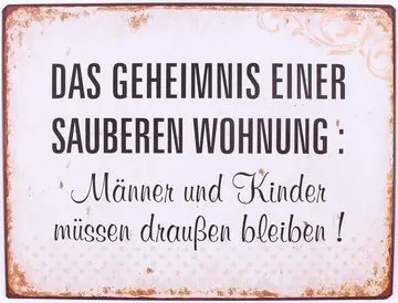 Schild Geheimnis