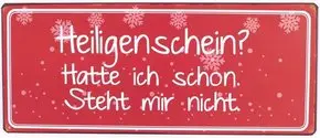 Schild Heiligschein