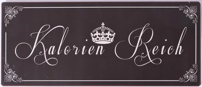 Schild Kalorien