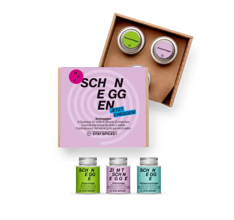 SCHNEGGEN | Gewürze Set | 3er Geschenkbox