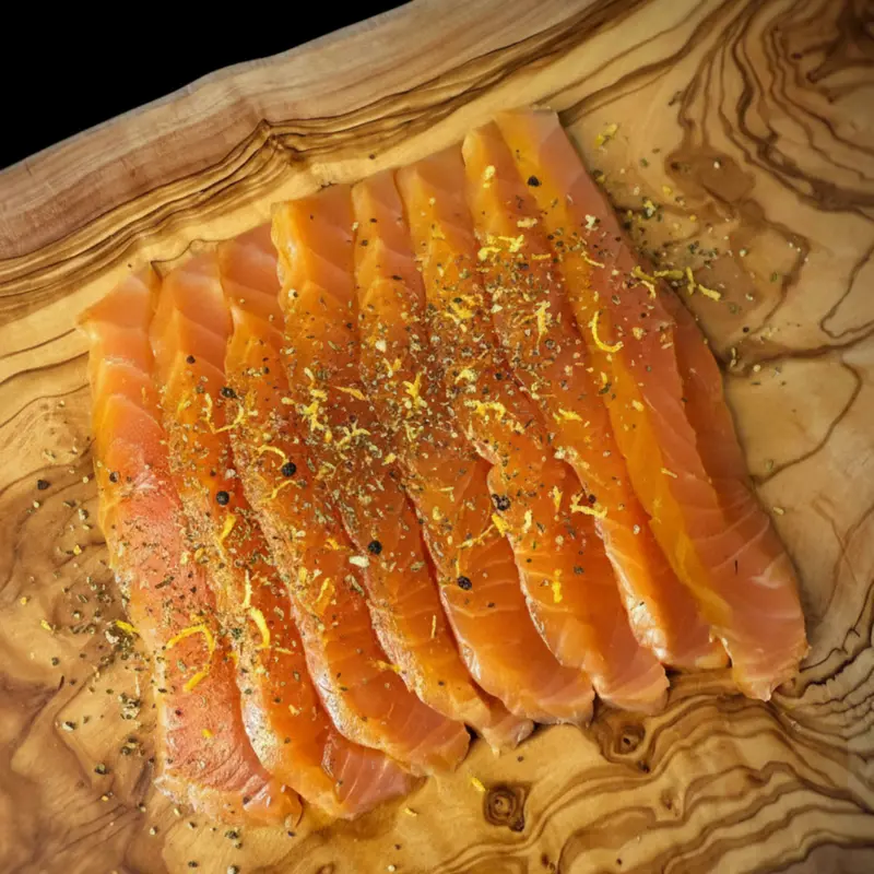 Schottischer Rauchlachs mit Zitronenpfeffer, 120 g