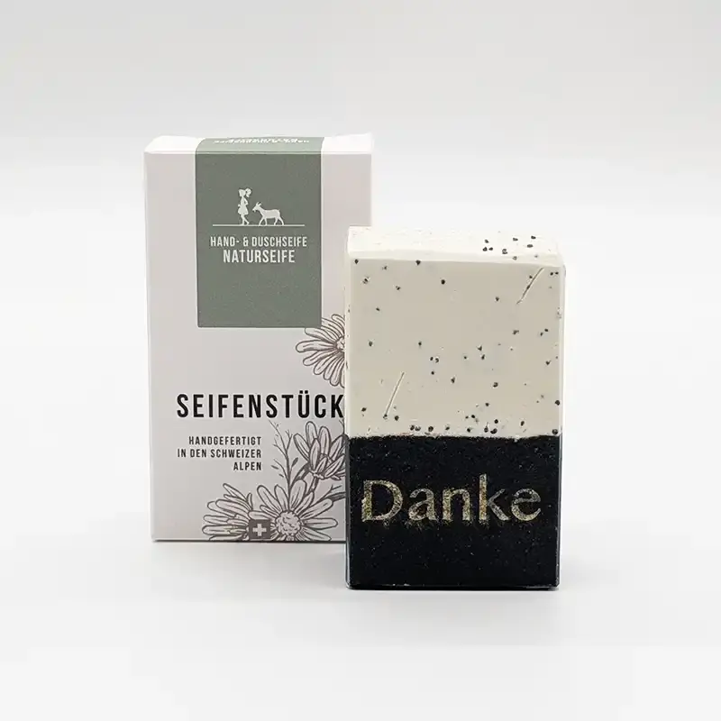 Schwarz-Weiss Hand- und Duschseife