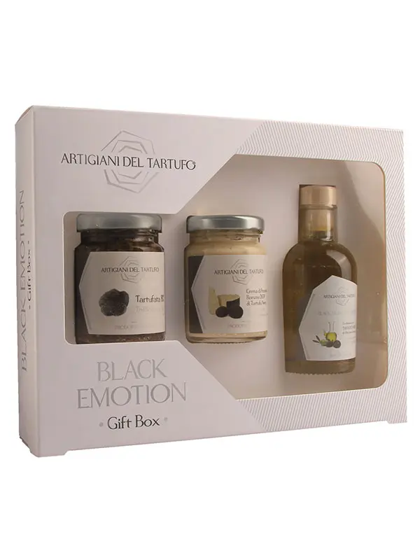Schwarze Emotion - Schwarzer Trüffel Geschenkbox