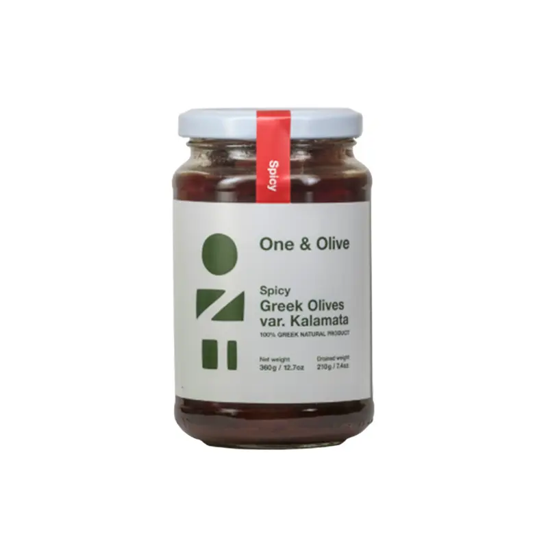 Schwarze Kalamata-Oliven extra würzig mit Kern 360g