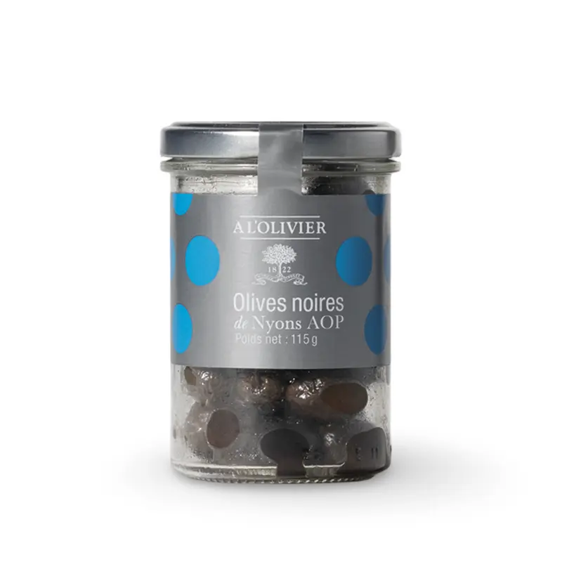 Schwarze Oliven AOP Nyons – A L’Olivier - 115g