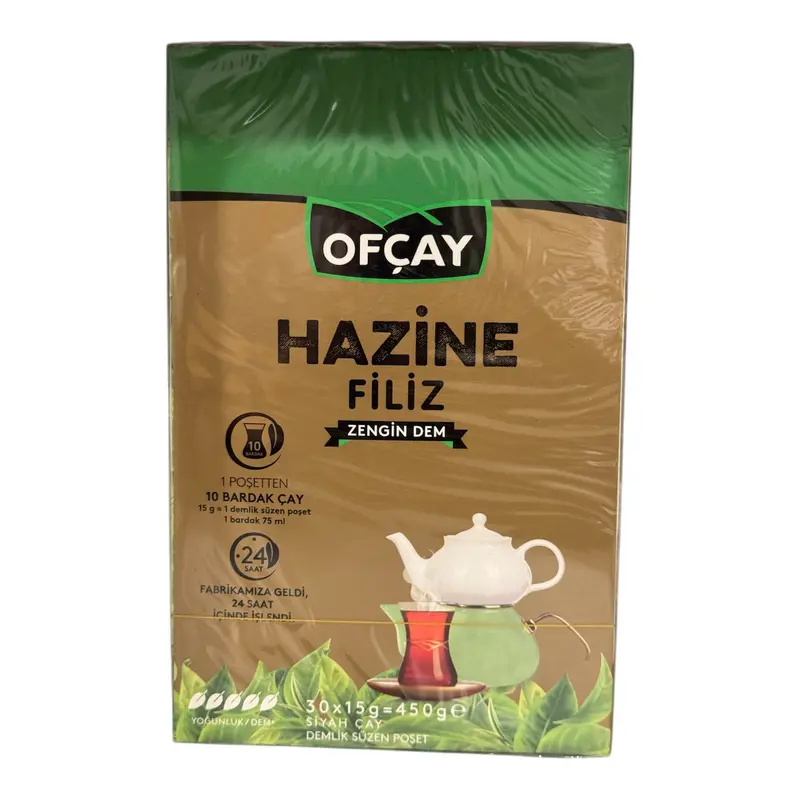 Schwarzer Tee • Kannenbeutel (30 x 15 g) • OFÇAY • HAZİNE