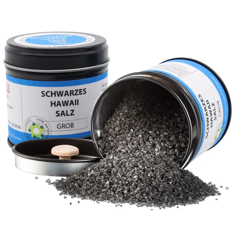 Schwarzes Hawaii Salz (Dekorsalz)